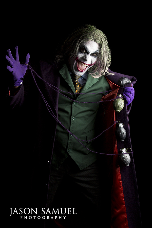 Dark Knight Joker conceptual portrait